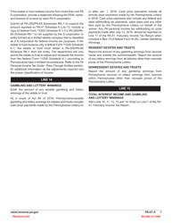 Form PA-41 Schedule A Interest Income and Gambling and Lottery Winnings - Pennsylvania, Page 5