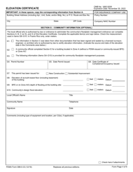 FEMA Form 086-0-33 Elevation Certificate, Page 6