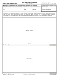 FEMA Form 086-0-33 Elevation Certificate, Page 8