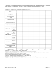 ADEM Form 108 Permit Application for Loading and Storage of Organic Compounds - Alabama, Page 8