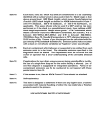ADEM Form 105 Permit Application for Manufacturing or Processing Operation - Alabama, Page 2