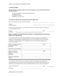 ADEM Form 474 ADEM Ust Closure Site Assessment Report - Alabama, Page 15