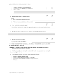 ADEM Form 474 ADEM Ust Closure Site Assessment Report - Alabama, Page 7