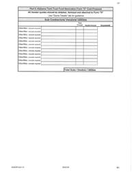 ADEM Form 31 &quot;Alabama Tank Trust Fund Cost Proposal&quot; - Alabama, Page 11