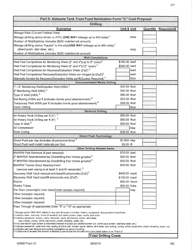 ADEM Form 31 &quot;Alabama Tank Trust Fund Cost Proposal&quot; - Alabama, Page 9