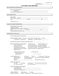 ADEM Form 480 Ust Release Report - Alabama
