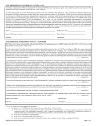 ADEM Form 26 &quot;Notice of Intent - Npdes General Permit Number Alg850000&quot; - Alabama, Page 7
