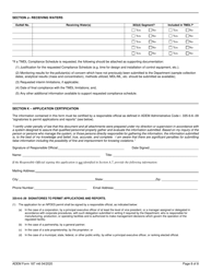 ADEM Form 187 Npdes Individual Permit Application Supplementary Information for Industrial Facilities - Alabama, Page 8