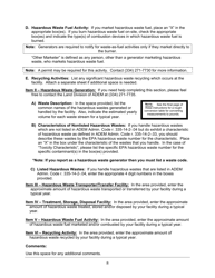 ADEM Form 8700-12 Notification of Regulated Waste Activity - Alabama, Page 21