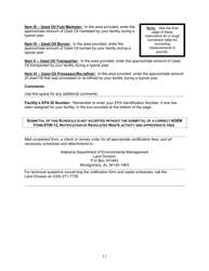 ADEM Form 8700-12 Notification of Regulated Waste Activity - Alabama, Page 24