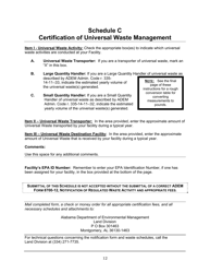 ADEM Form 8700-12 Notification of Regulated Waste Activity - Alabama, Page 25