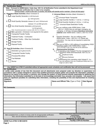 ADEM Form 8700-12 Notification of Regulated Waste Activity - Alabama, Page 3
