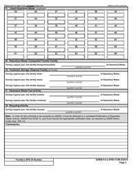 ADEM Form 8700-12 Notification of Regulated Waste Activity - Alabama, Page 6