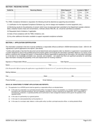 ADEM Form 188 Npdes Individual Permit Application Supplementary Information for Publicly-Owned Treatment Works (Potw), Other Treatment Works Treating Domestic Sewage (Twtds), and Public Water Supply Treatment Plants - Alabama, Page 6