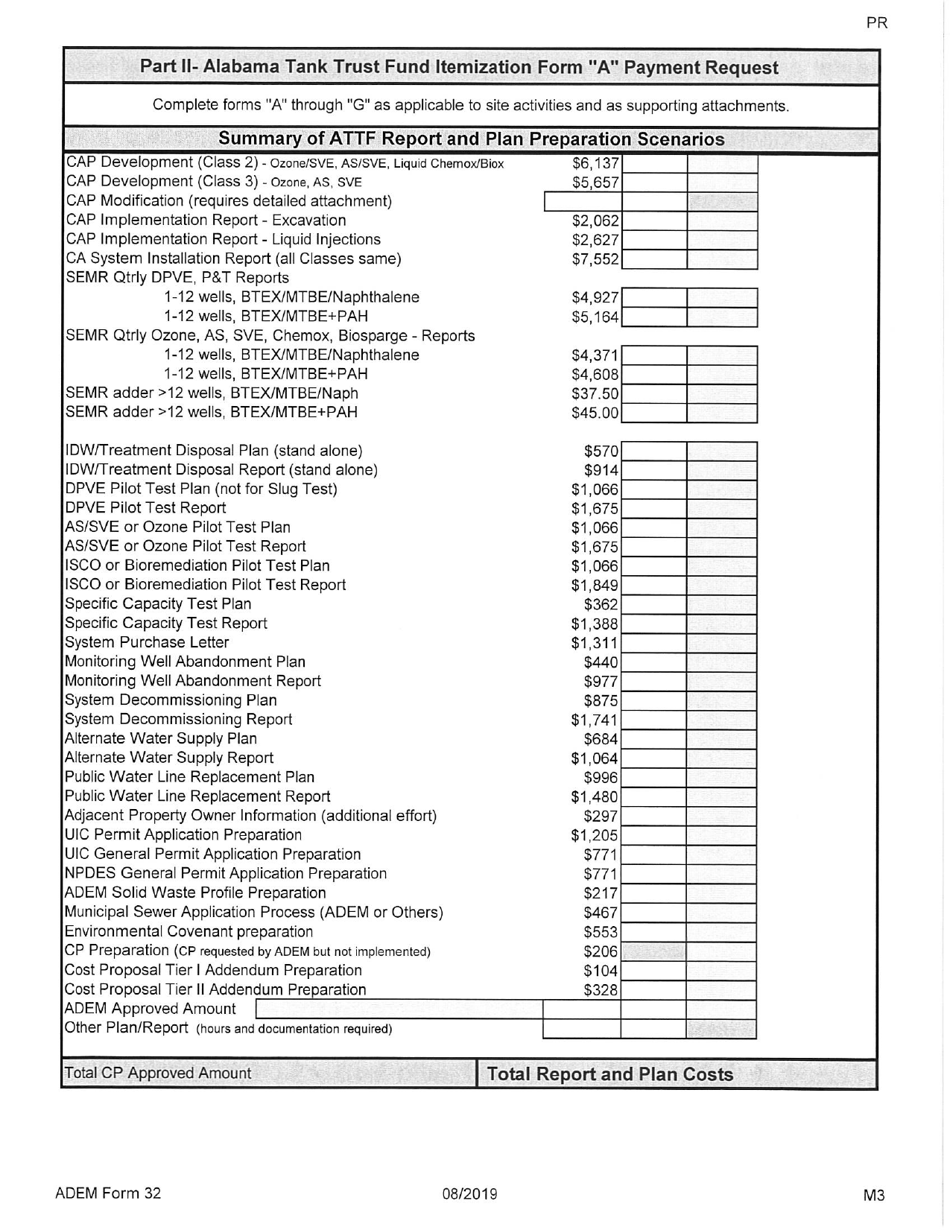 ADEM Form 32 Alabama Tank Trust Fund Payment Request - Alabama, Page 6