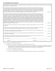 ADEM Form 315 Npdes Individual Permit Application (Mining Operations) - Alabama, Page 12