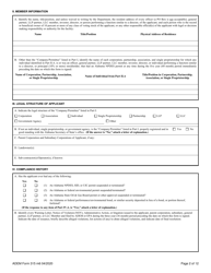 ADEM Form 315 Npdes Individual Permit Application (Mining Operations) - Alabama, Page 2