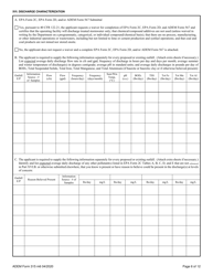 ADEM Form 315 Npdes Individual Permit Application (Mining Operations) - Alabama, Page 6
