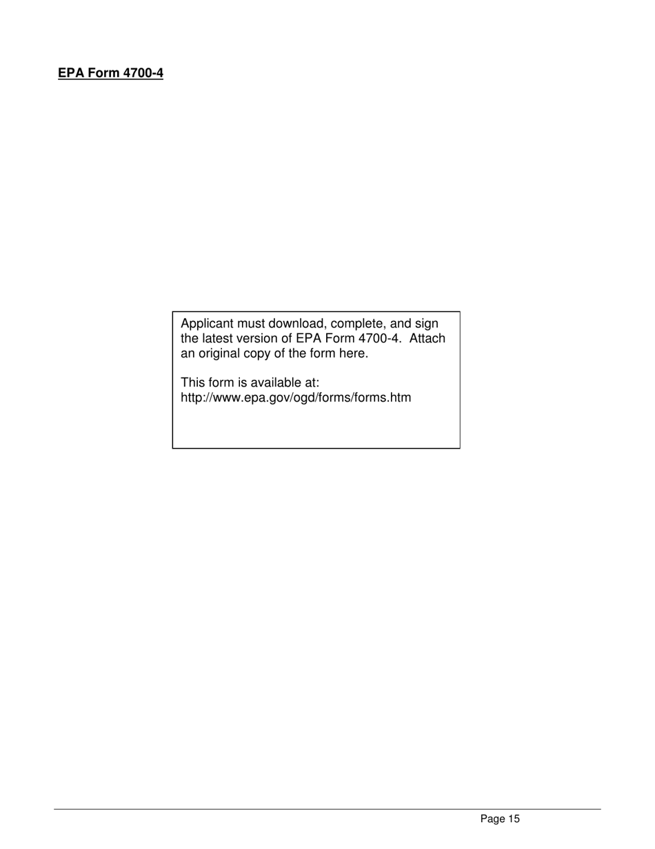 ADEM Form 339 Clean Water State Revolving Fund (Cwsrf) Loan Application Form - Alabama, Page 15