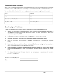 ADEM Form 339 Clean Water State Revolving Fund (Cwsrf) Loan Application Form - Alabama, Page 5