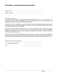 Form 369 Drinking Water State Revolving Fund (Dwsrf) Loan Application Form - Alabama, Page 13