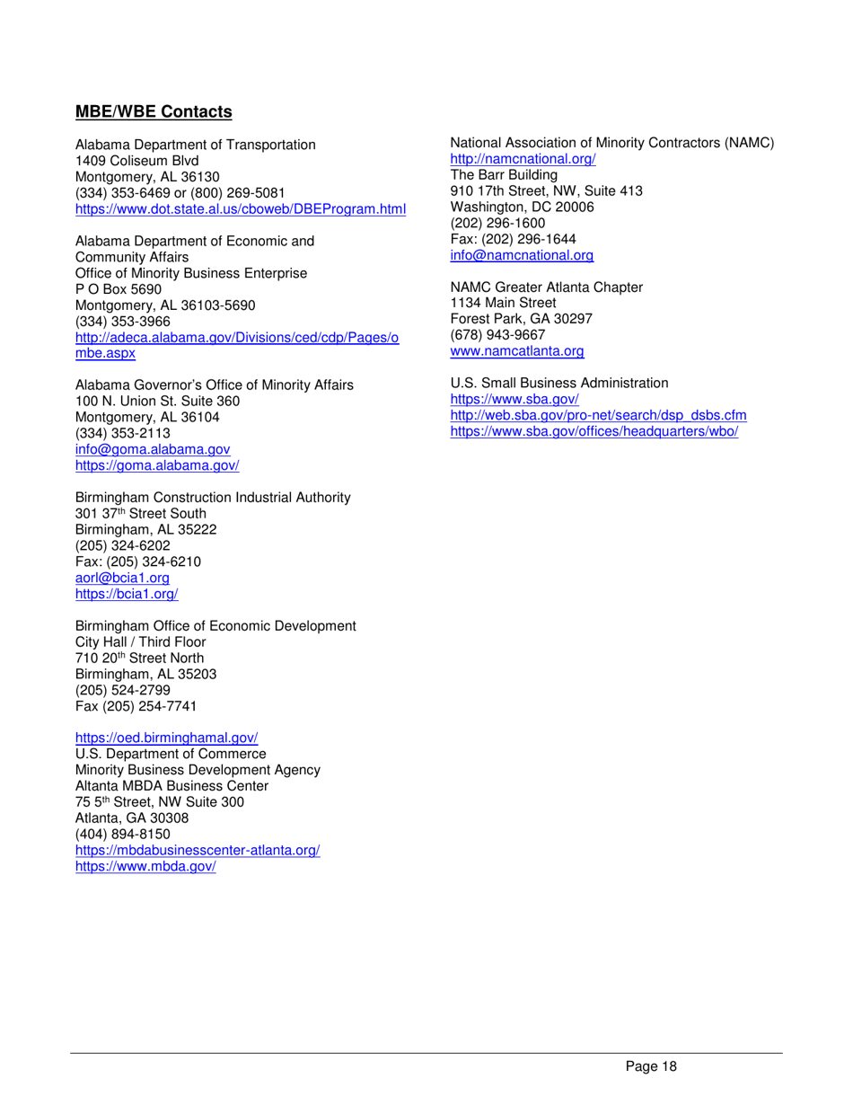 Form 369 Drinking Water State Revolving Fund (Dwsrf) Loan Application Form - Alabama, Page 18