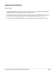Form 369 Drinking Water State Revolving Fund (Dwsrf) Loan Application Form - Alabama, Page 23