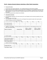 Form 369 Drinking Water State Revolving Fund (Dwsrf) Loan Application Form - Alabama, Page 26