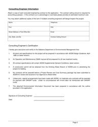 Form 369 Drinking Water State Revolving Fund (Dwsrf) Loan Application Form - Alabama, Page 5