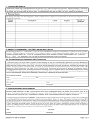 ADEM Form 498 Notice of Intent - Npdes General Permit Number Alg890000 - Alabama, Page 2