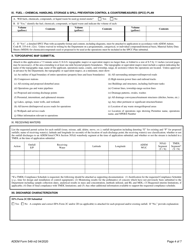 ADEM Form 549 Npdes Individual Permit Application (Coalbed Methane Operations) - Alabama, Page 4