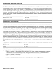 ADEM Form 549 Npdes Individual Permit Application (Coalbed Methane Operations) - Alabama, Page 7