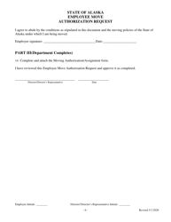 Employee Move Authorization Request - Alaska, Page 6