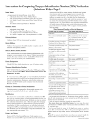 Form W-9 Taxpayer Identification Number (Tin) Verification - Alaska, Page 2