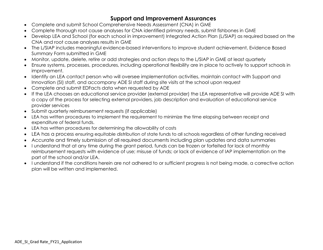Comprehensive Support and Improvement (Csi) Graduation Rate Grant Application - Arizona, Page 5