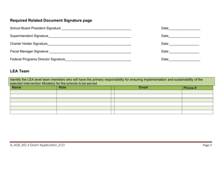 Sig Cohort 5 Year 2 Grant Application - Arizona, Page 4