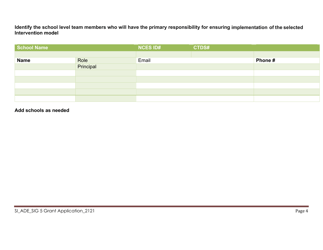 Sig Cohort 5 Year 2 Grant Application - Arizona, Page 5