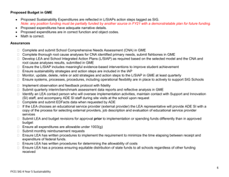 Sig Cohort 4 Year 5 Sustainability Application - Arizona, Page 7