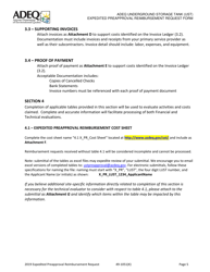 Ust Program Expedited Preapproval Reimbursement Request Under Arizona Revised Statutes (A.r.s.) 49-1051(K) - Arizona, Page 5
