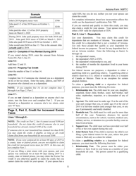 Instructions for Arizona Form 140PTC, ADOR10567 Property Tax Refund (Credit) Claim - Arizona, Page 5