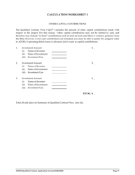 Qualified Contract Application - Arizona, Page 19