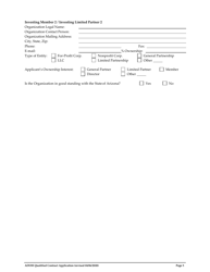 Qualified Contract Application - Arizona, Page 7