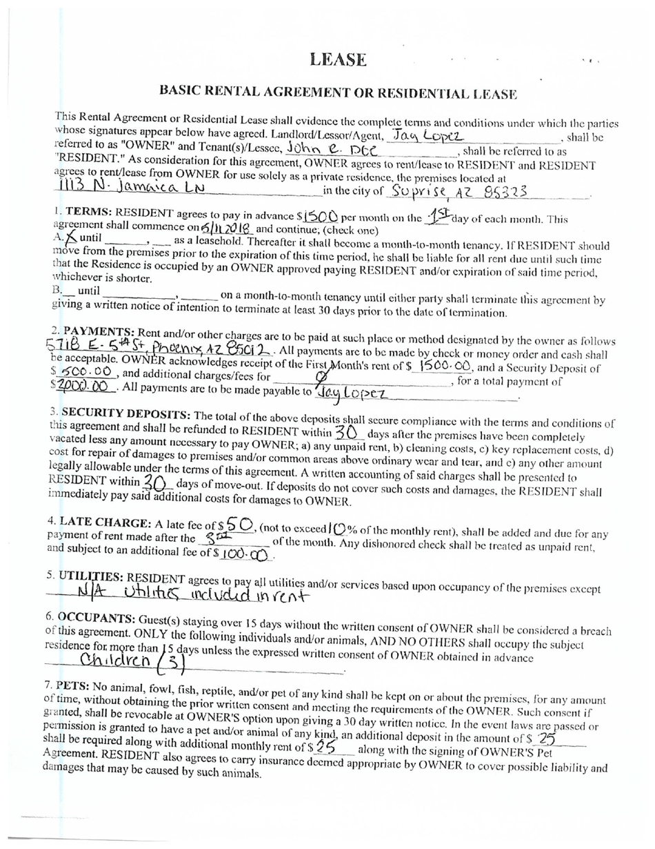 Sample Arizona Military Family Relief Fund (Mfrf) Financial Assistance Application - Arizona, Page 18