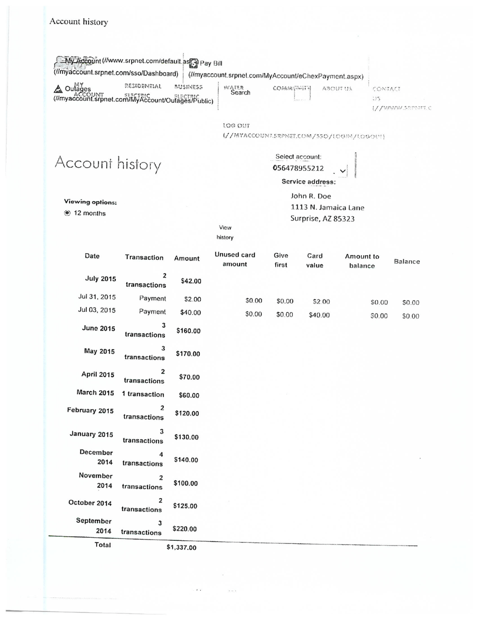 Sample Arizona Military Family Relief Fund (Mfrf) Financial Assistance Application - Arizona, Page 25