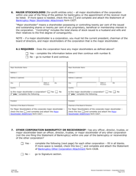 Form C026.003 Statement of Bankruptcy or Receivership - Arizona, Page 3