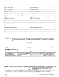 Form C026.003 Statement of Bankruptcy or Receivership - Arizona, Page 4