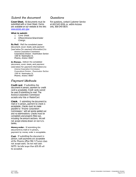 Instructions for Form C017.003 Officer/Director/Shareholder Change - Arizona, Page 2