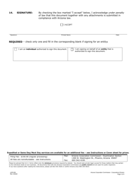 Form L025.004 Foreign Registration Statement - Arizona, Page 4