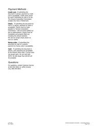 Instructions for Form L015.009 Articles of Amendment - Arizona, Page 3