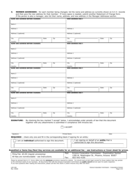 Form L021.004 LLC Statement of Change of Manager or Member Addresses - Arizona, Page 2